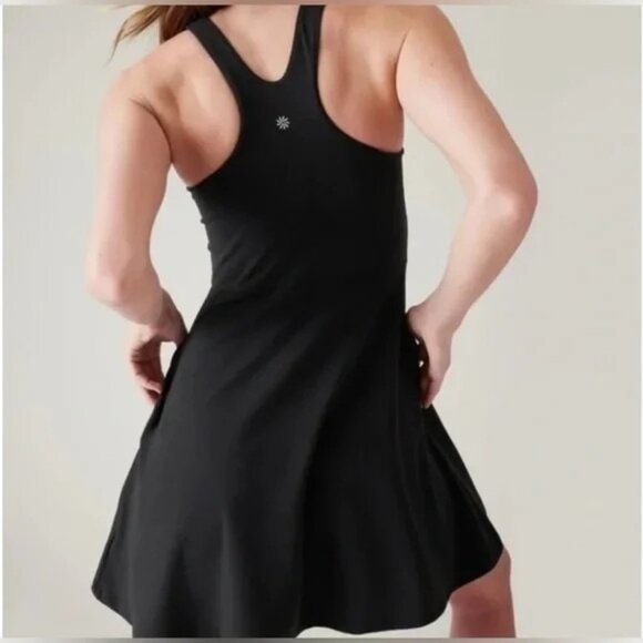 ATHLETA Conscious Dress Size MEDIUM TALL Black #534780 - Picture 2 of 4